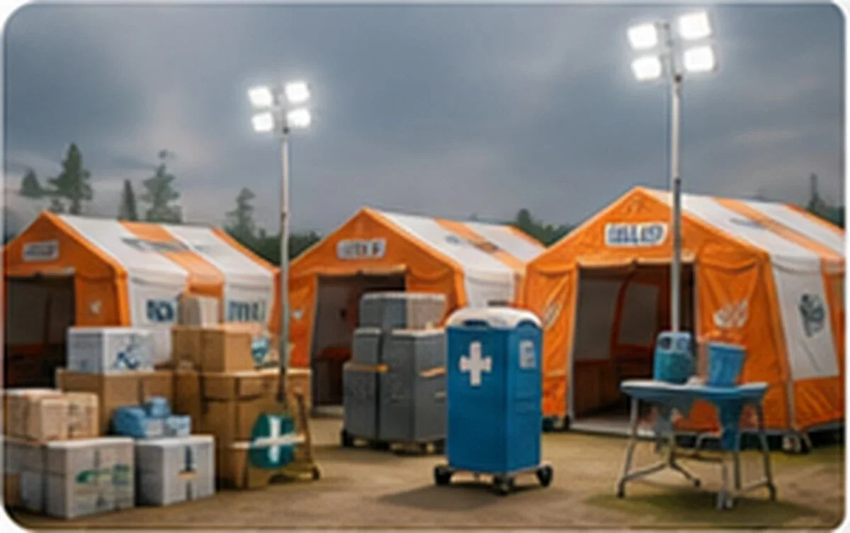 Disaster relief field camp
